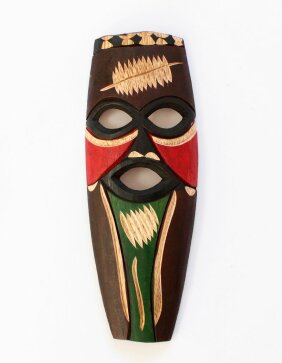 Swazi-Maske klein Nr. 471-17 aus Südafrika