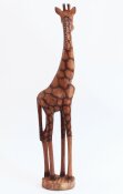 Giraffe aus Olivenholz geschnitzt Nr. 4022 Höhe 62 cm