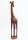 Giraffe aus Olivenholz geschnitzt Nr. 4022 Höhe 62 cm